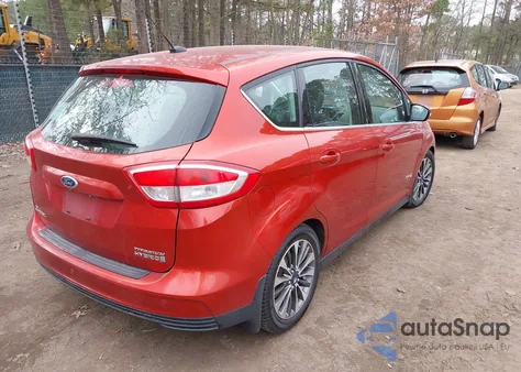 2018 Ford C-Max Hybrid Titanium from USA, damaged, VIN 1FADP5DU7JL105907
